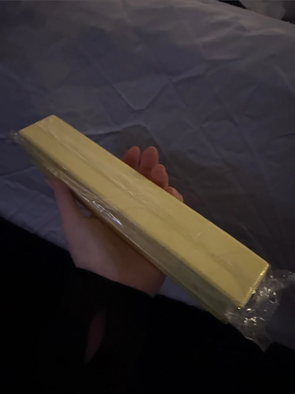 Extra Large Yellow Butter Squishy and Pink Mini Butter Squish